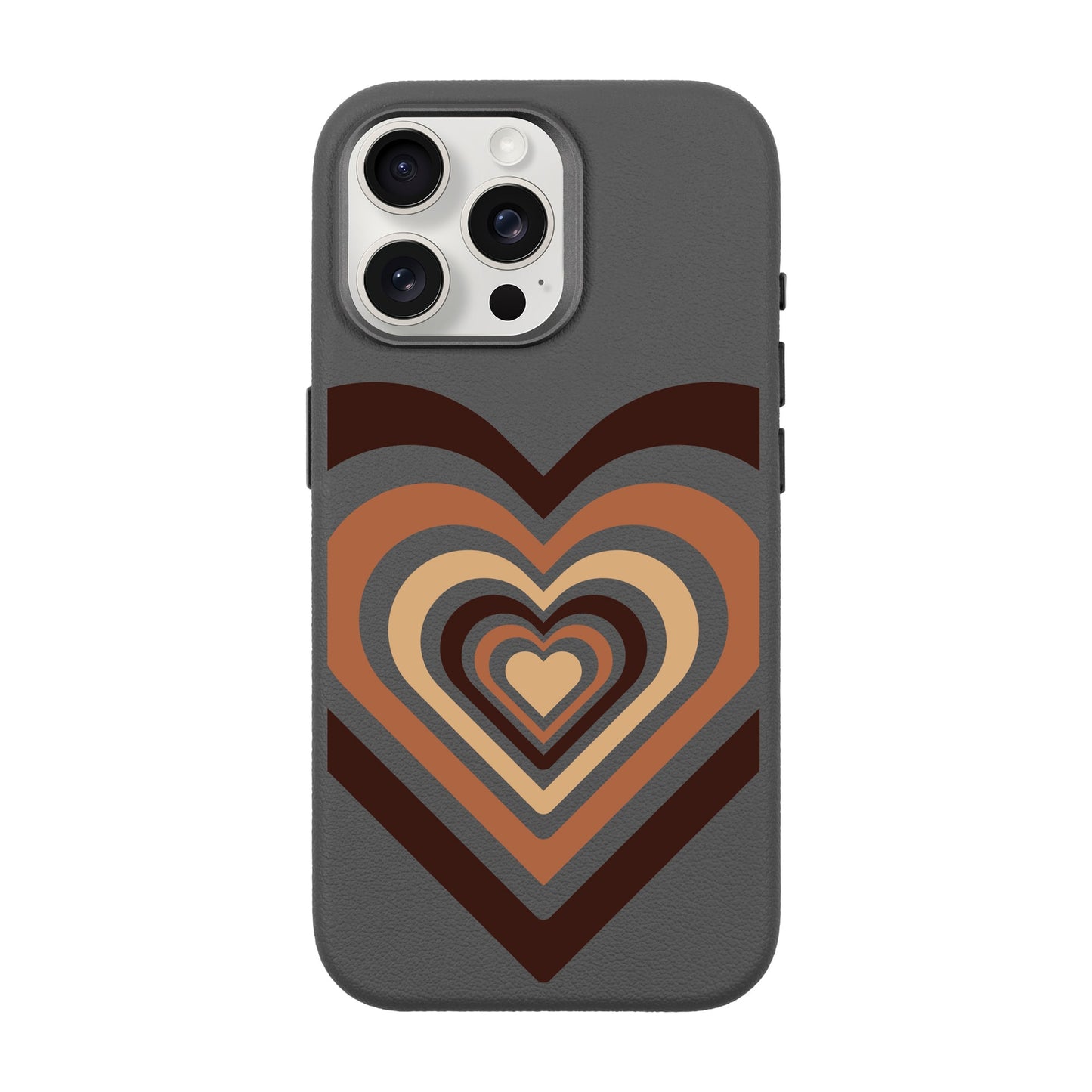 HEART-iPhone 15 Pro Max Leather Premium Kılıf MagSafe Özellikli