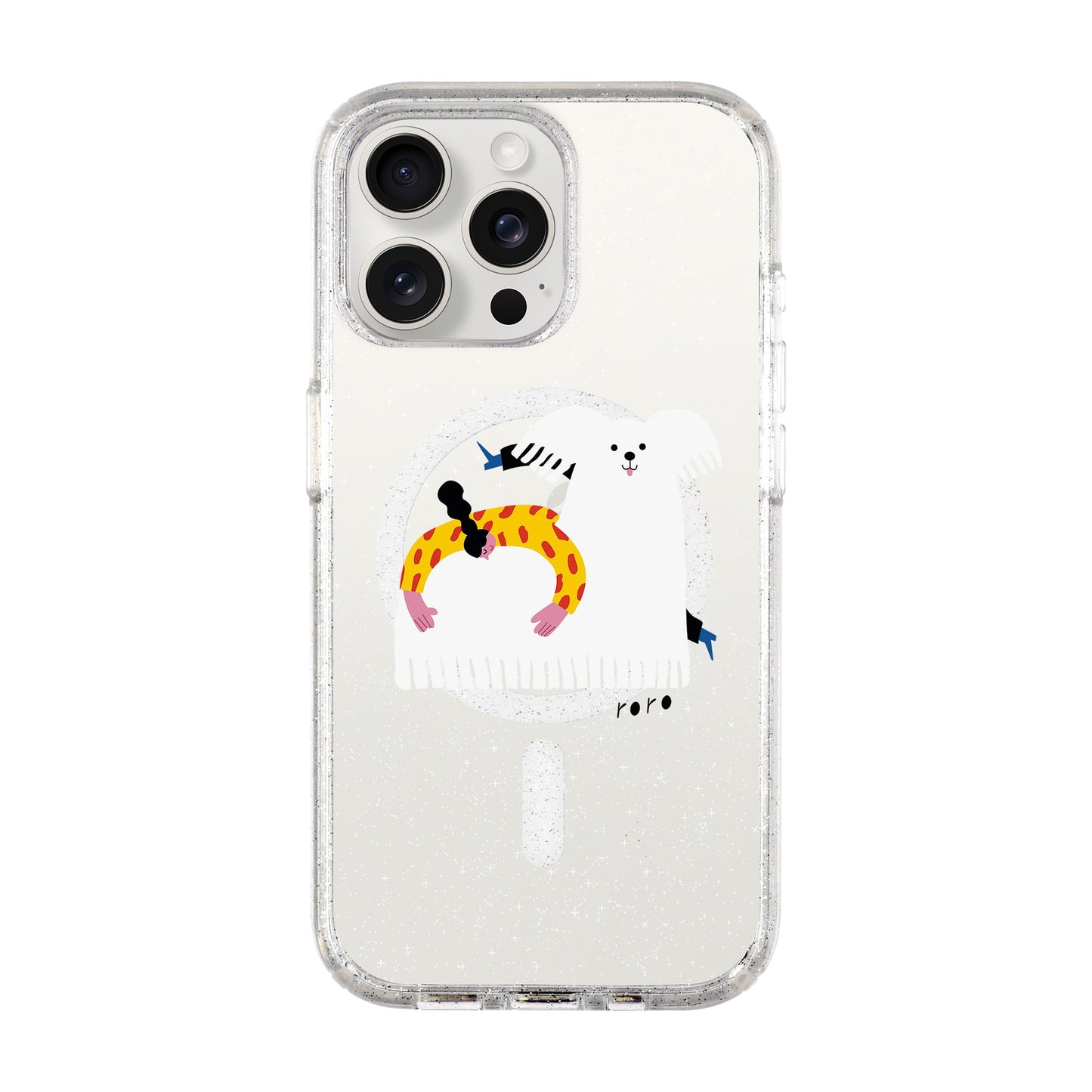 FANCY DOG-iPhone 15 Pro Max Shiny Kılıf MagSafe Özellikli