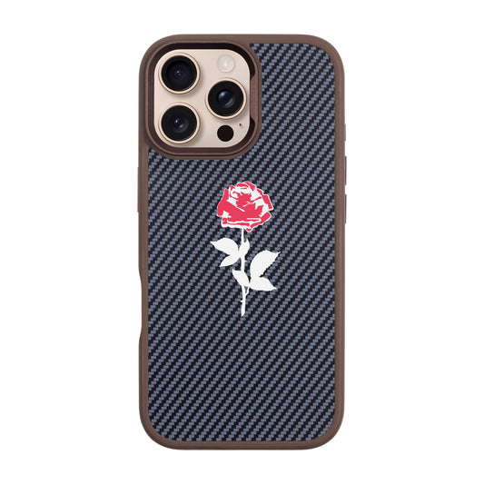 NATUREL ROSE-iPhone 16 Pro Max Plaid Kılıf MagSafe Özellikli