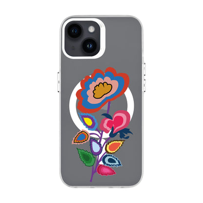 KNITTED FLOWER-iPhone 14 Hold Kılıf MagSafe Özellikli