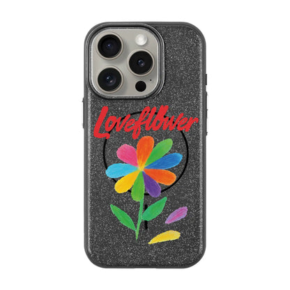 LOVE FLOWER-iPhone 15 Pro Radiant Kılıf MagSafe Özellikli