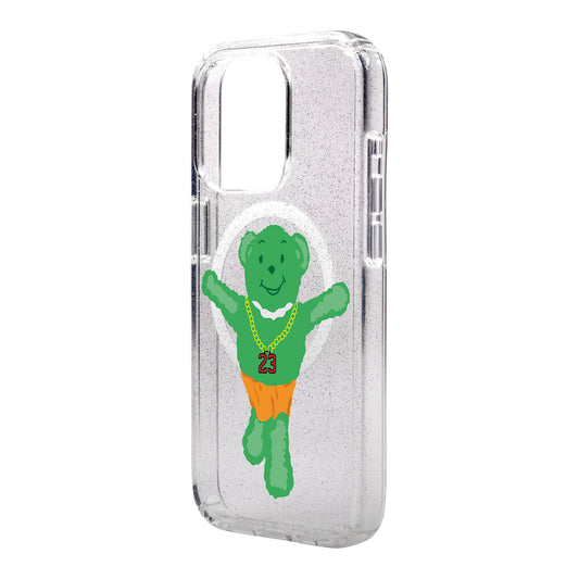 GREEN BEAR-iPhone 15 Pro Max Shiny Kılıf MagSafe Özellikli