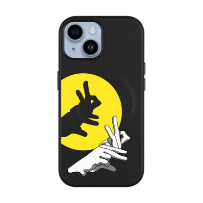 BUNNY-Leather Kılıf MagSafe Özellikli - iPhone 13