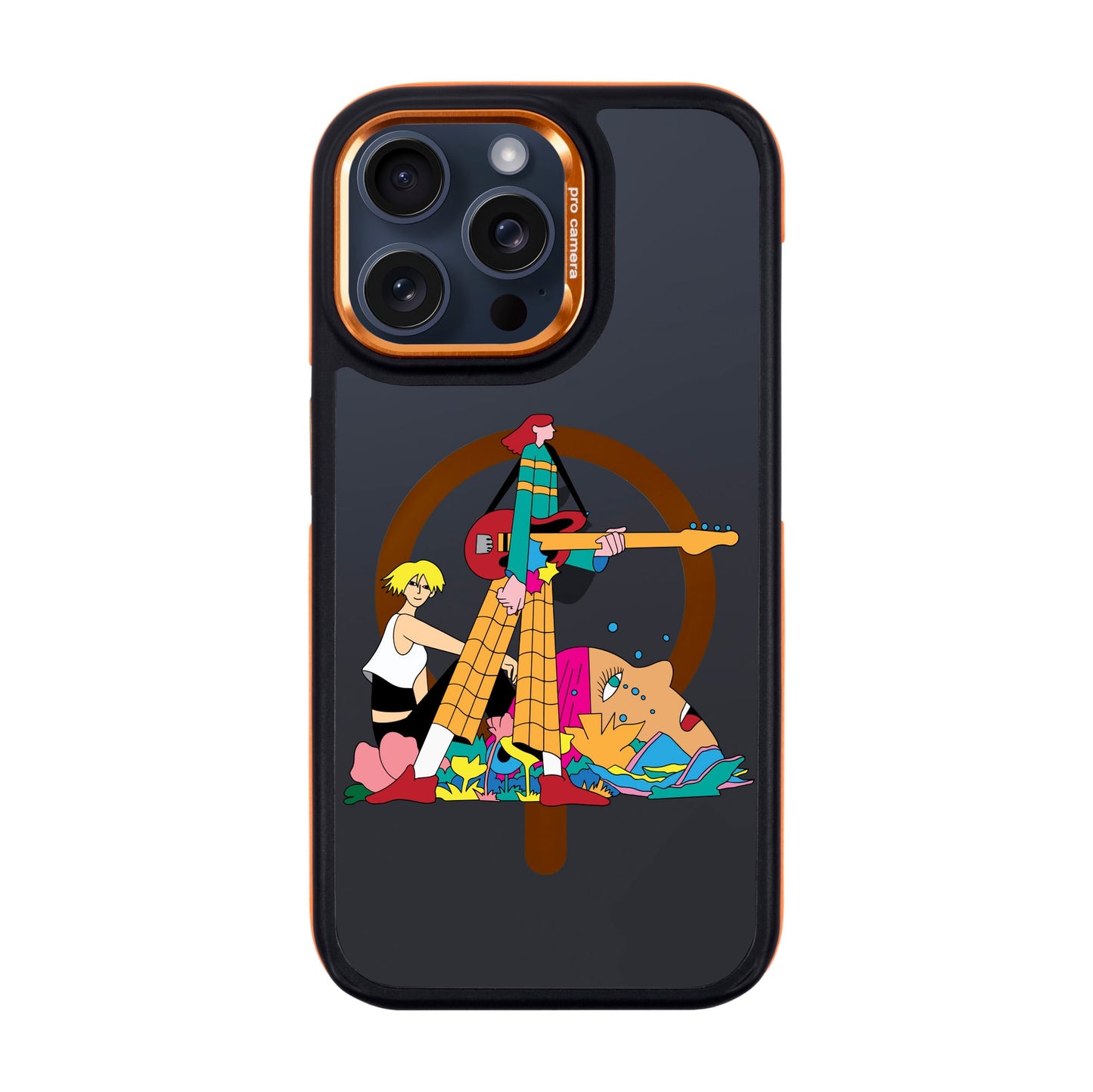 HER BAND-iPhone 15 Pro Max Dark Kılıf MagSafe Özellikli