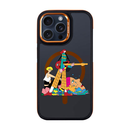 HER BAND-iPhone 15 Pro Max Dark Kılıf MagSafe Özellikli