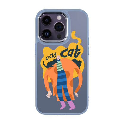 CRAZY CAT-iPhone 14 Pro Proof Kılıf