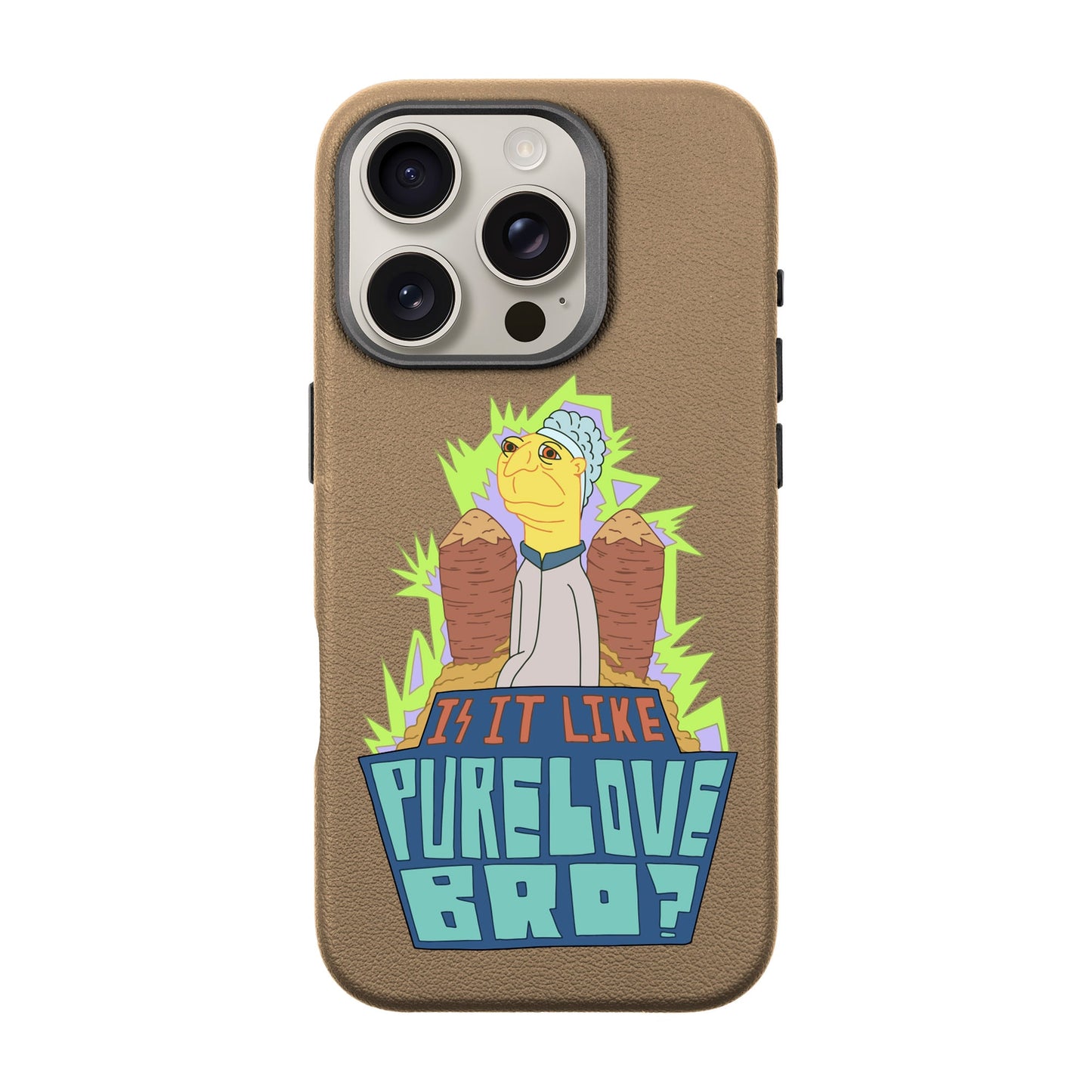 PURE LOVE-iPhone 16 Pro Leather Premium Kılıf MagSafe Özellikli