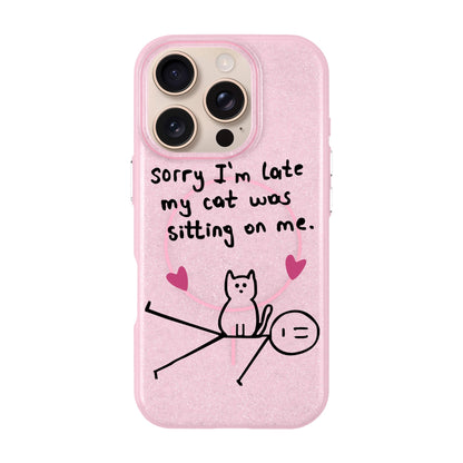 SORRY I'M LATE-iPhone 16 Pro Radiant Kılıf MagSafe Özellikli