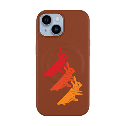 BUNNY MARCH-Leather Kılıf MagSafe Özellikli - iPhone 13