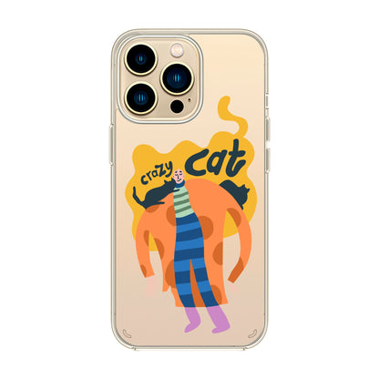CRAZY CAT-iPhone X / Xs Solid Kılıf