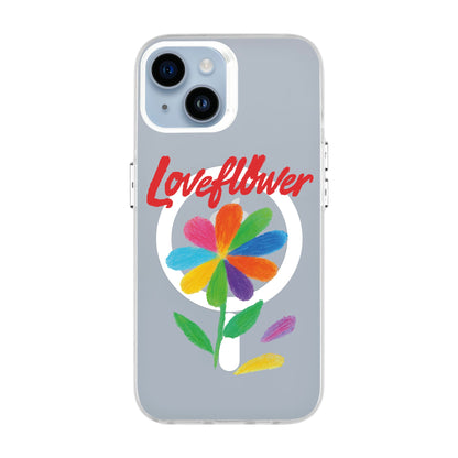 LOVE FLOWER-iPhone 14 Hold Kılıf MagSafe Özellikli
