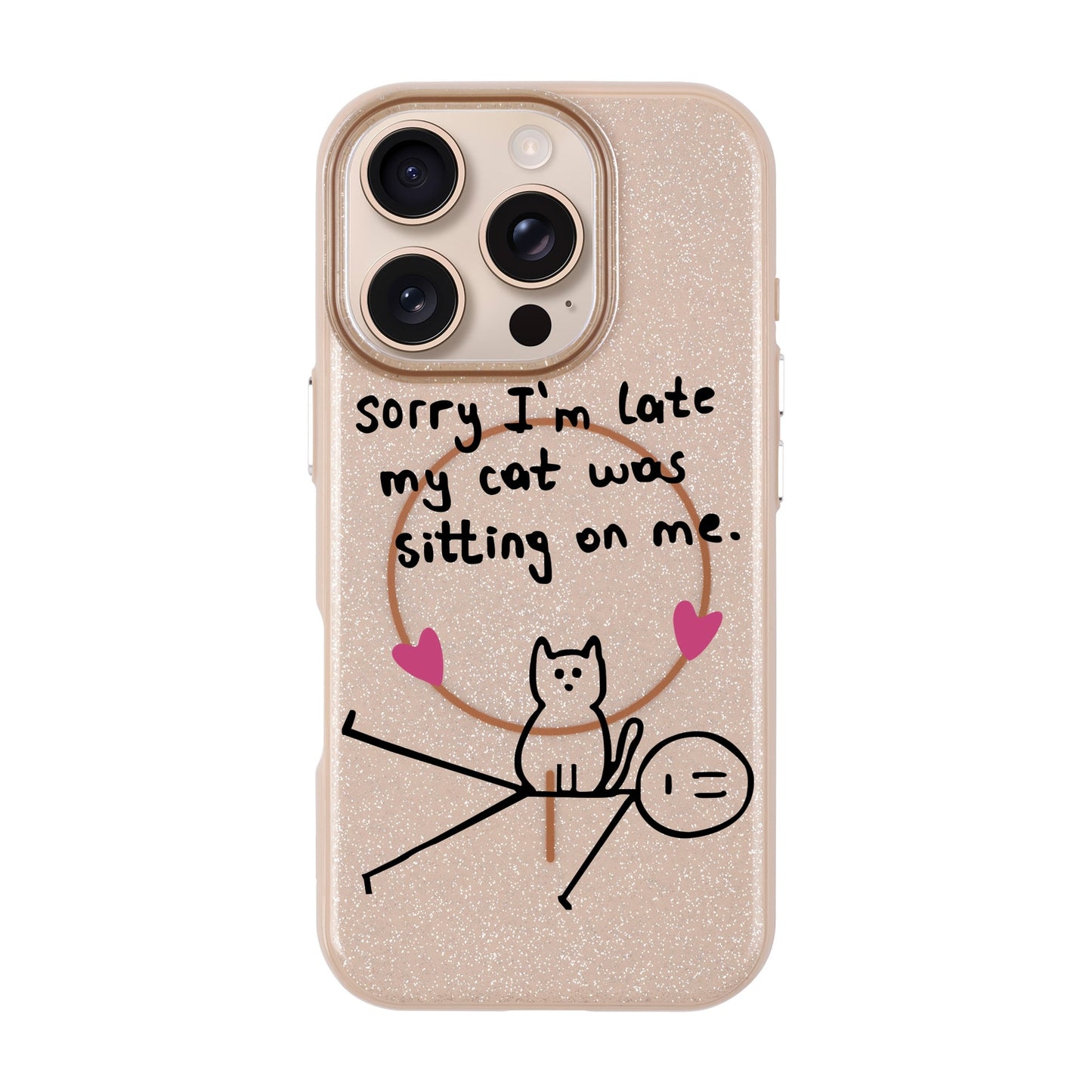 SORRY I'M LATE-iPhone 16 Pro Radiant Kılıf MagSafe Özellikli