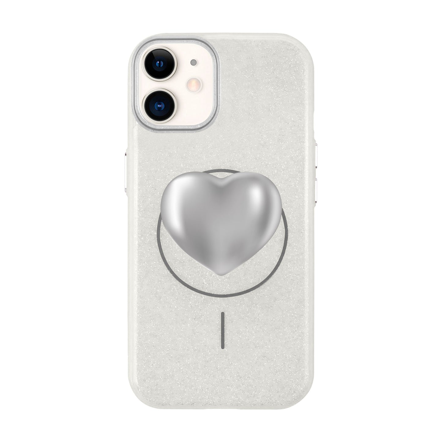 SILVER HEART-Radiant Kılıf MagSafe Özellikli - iPhone 11