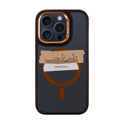 SPREAD LOVE-iPhone 15 Pro Dark Kılıf MagSafe Özellikli