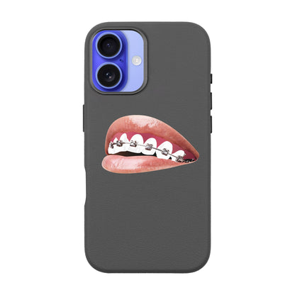 ORTHODONTIST-iPhone 16 Plus Leather Premium Kılıf MagSafe Özellikli