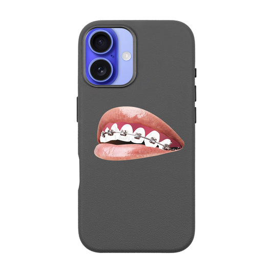 ORTHODONTIST-iPhone 16 Plus Leather Premium Kılıf MagSafe Özellikli