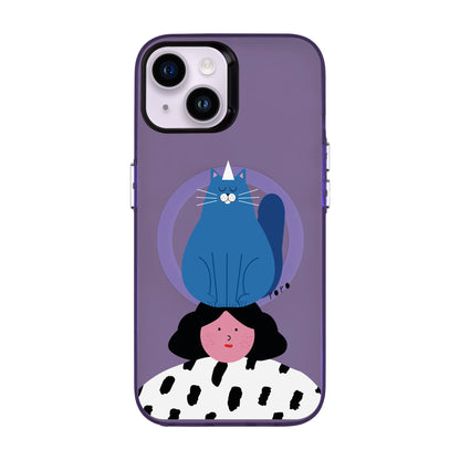 NAUGHTY CAT-iPhone 14 Hold Kılıf MagSafe Özellikli