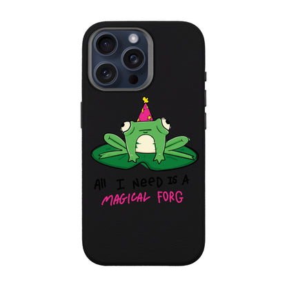 FORG-iPhone 15 Pro Max Leather Premium Kılıf MagSafe Özellikli