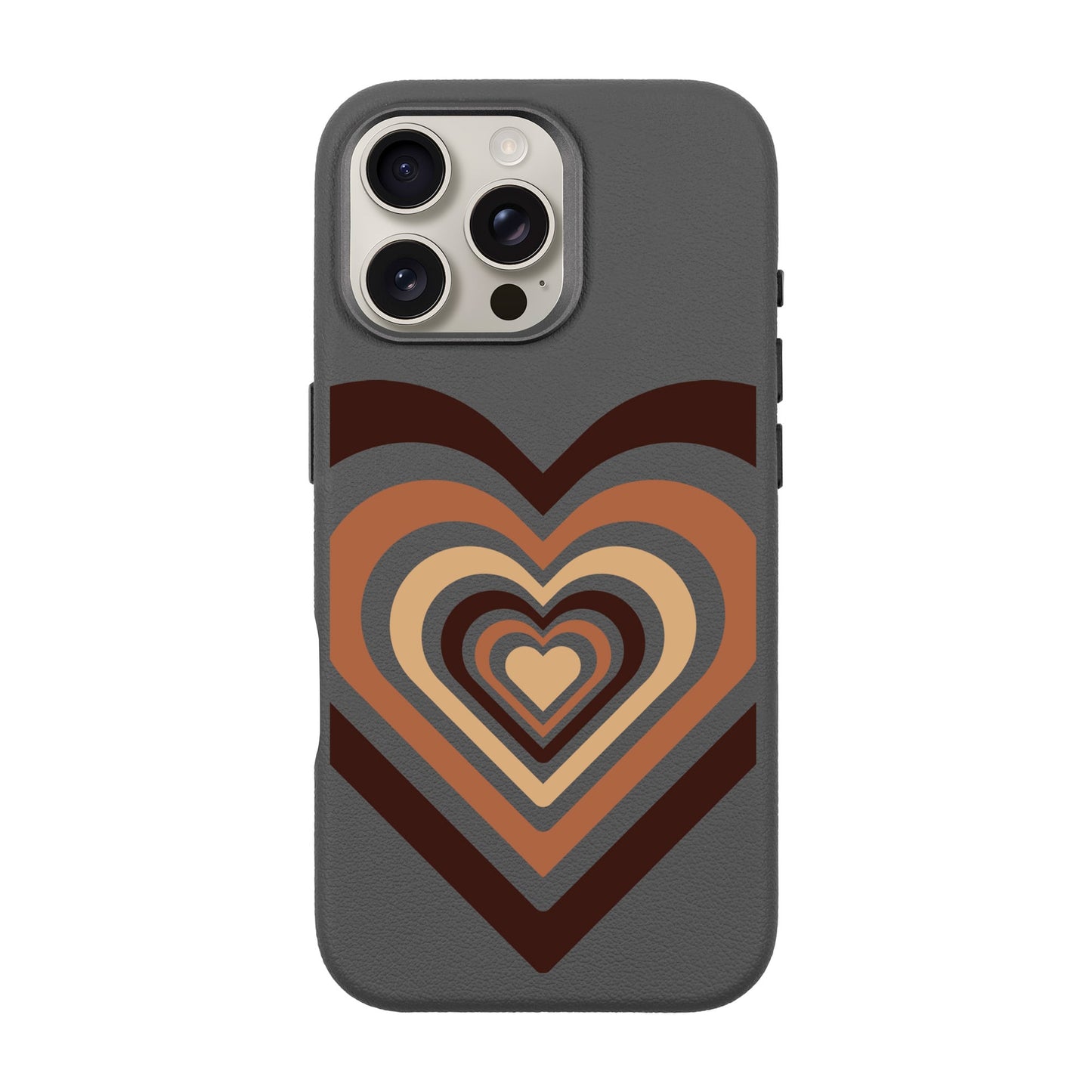 HEART-iPhone 16 Pro Max Leather Premium Kılıf MagSafe Özellikli