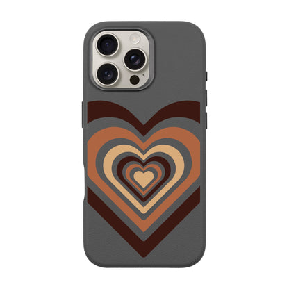 HEART-iPhone 16 Pro Max Leather Premium Kılıf MagSafe Özellikli