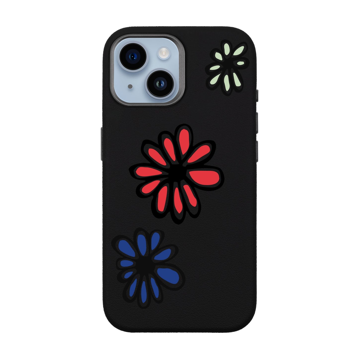 FLORIST-iPhone 14 Leather Premium Kılıf MagSafe Özellikli