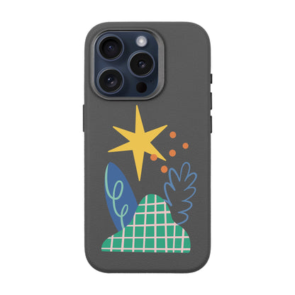 LITTLE NATURE-iPhone 15 Pro Leather Premium Kılıf MagSafe Özellikli