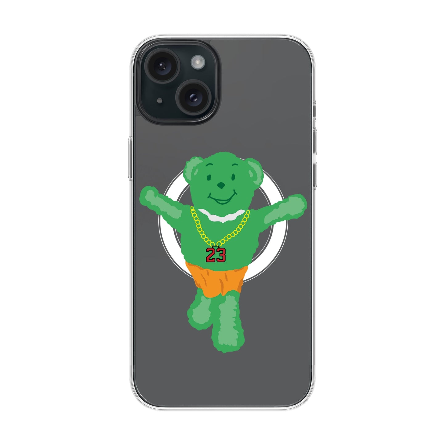 GREEN BEAR-iPhone 15 Plus Solid Kılıf MagSafe Özellikli