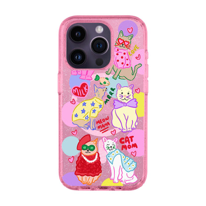 CAT MOM-iPhone 14 Pro Shiny Kılıf MagSafe Özellikli