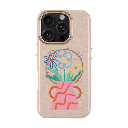 PINK VASE-iPhone 16 Pro Radiant Kılıf MagSafe Özellikli