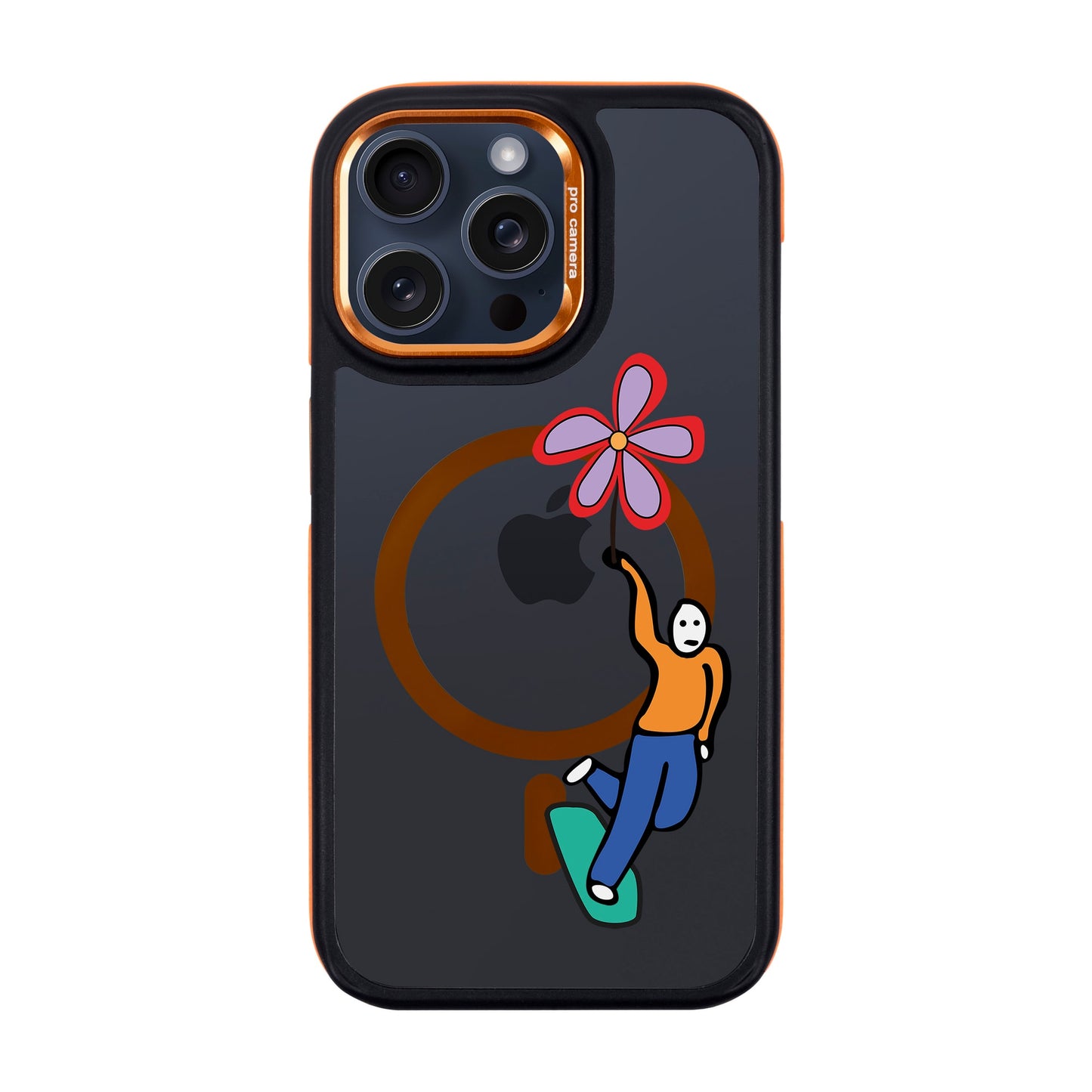 SKATEBOARDER-iPhone 15 Pro Max Dark Kılıf MagSafe Özellikli
