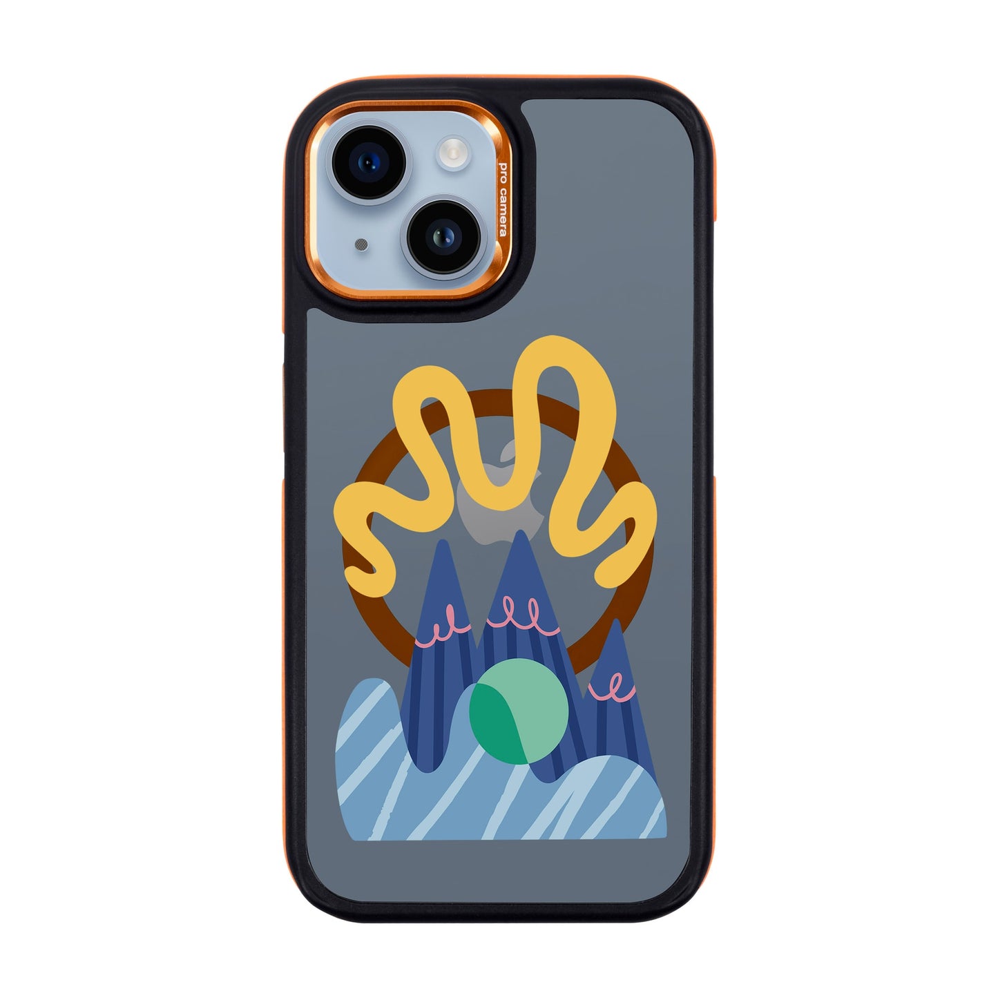 MOUNTAIN-Dark Kılıf MagSafe Özellikli - iPhone 13