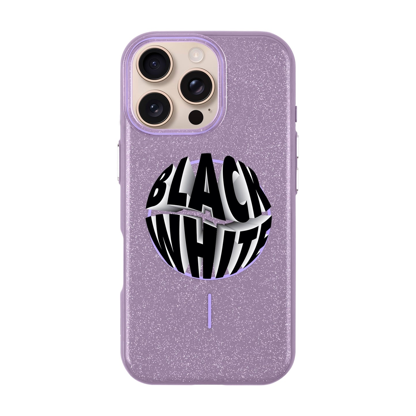 BLACK WHITE-iPhone 16 Pro Max Radiant Kılıf MagSafe Özellikli