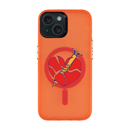 BROKEN HEART-iPhone 15 Hold Kılıf MagSafe Özellikli