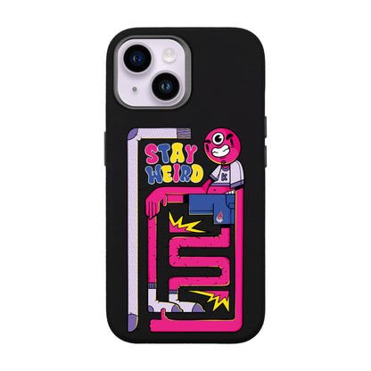 OG TOOTHY-iPhone 14 Leather Premium Kılıf MagSafe Özellikli