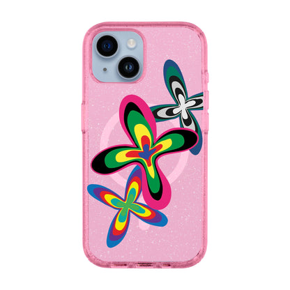 COLOR FLOWER-Shiny Kılıf MagSafe Özellikli - iPhone 13