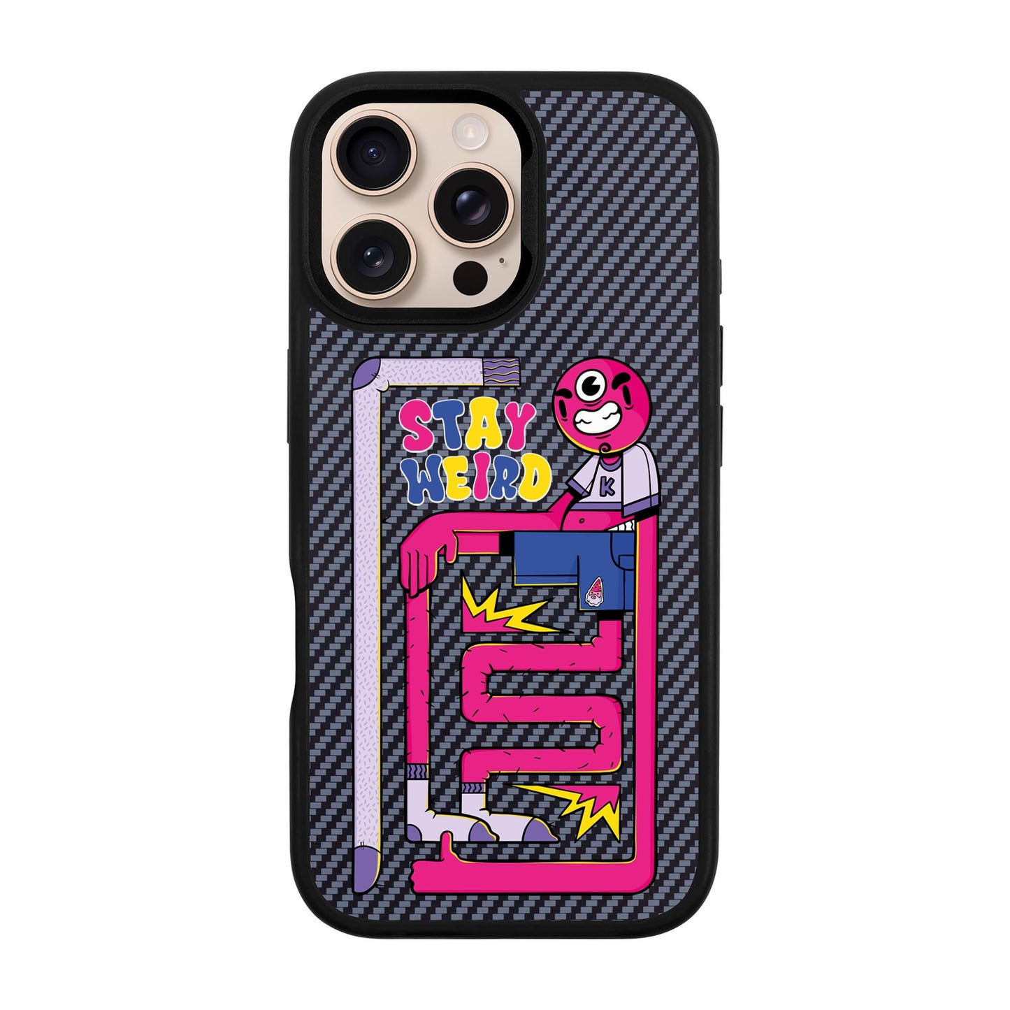 OG TOOTHY-iPhone 16 Pro Max Plaid Kılıf MagSafe Özellikli