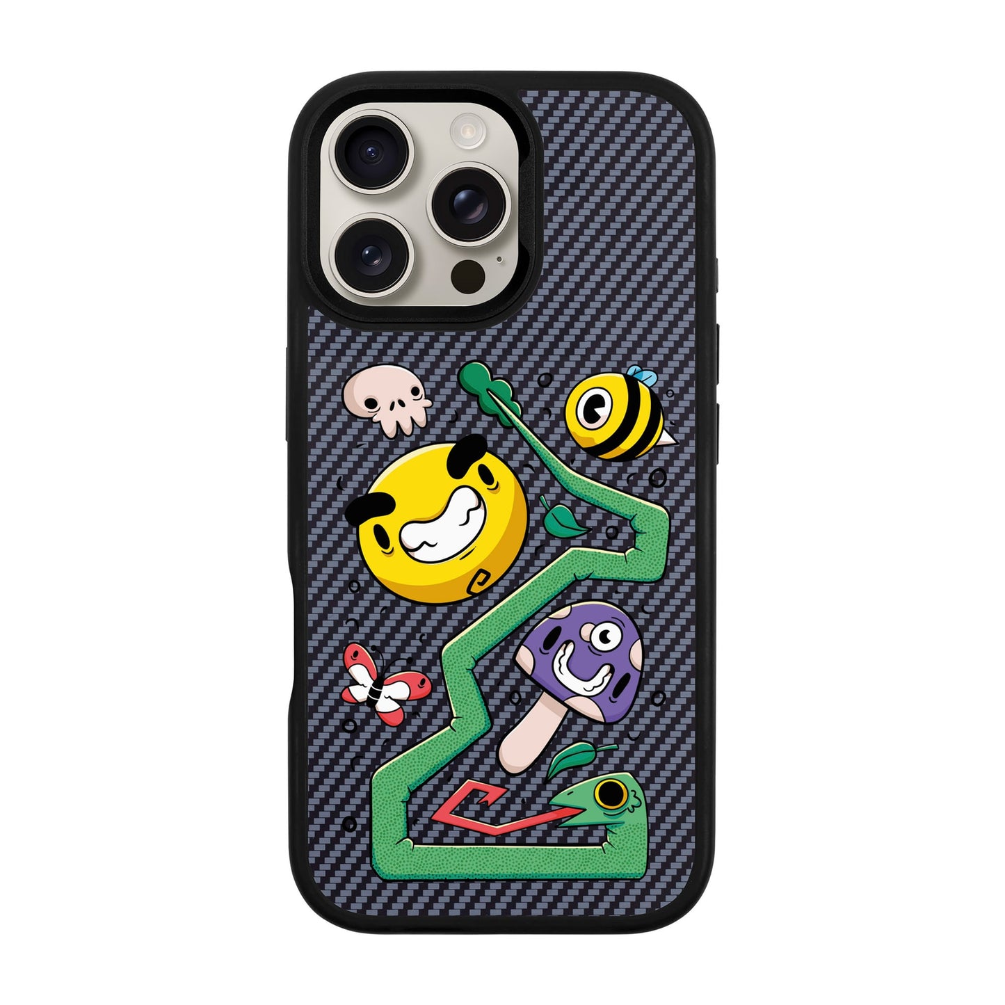 NADUR-iPhone 16 Pro Max Plaid Kılıf MagSafe Özellikli