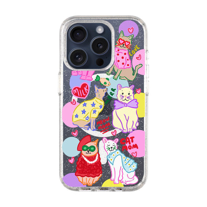 CAT MOM-iPhone 15 Pro Shiny Kılıf MagSafe Özellikli
