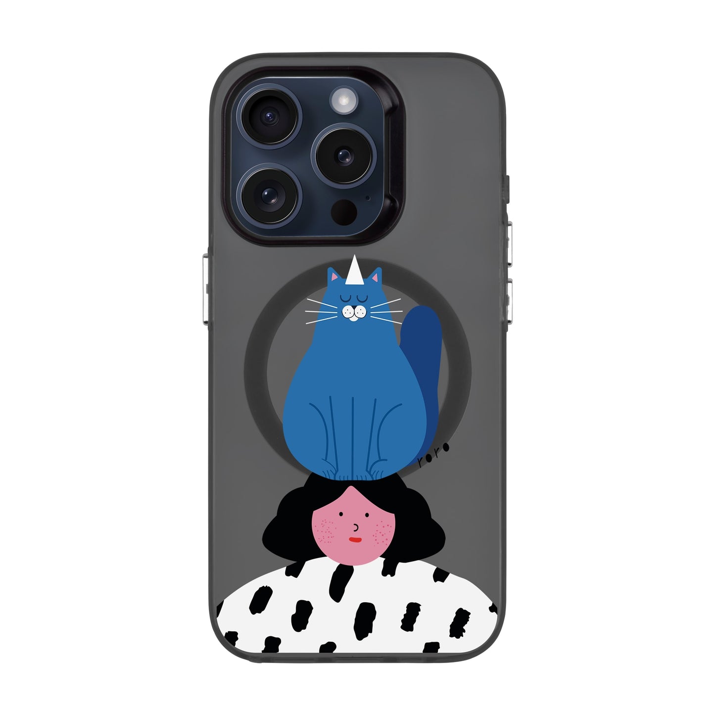 NAUGHTY CAT-iPhone 13 Pro Hold Kılıf MagSafe Özellikli