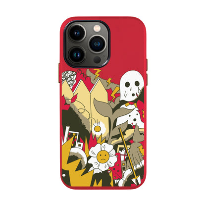 EVERYTHING IS BURNING-iPhone 13 Pro Max Leather Kılıf