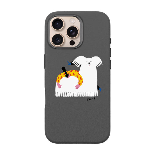 FANCY DOG-iPhone 16 Pro Max Leather Premium Kılıf MagSafe Özellikli