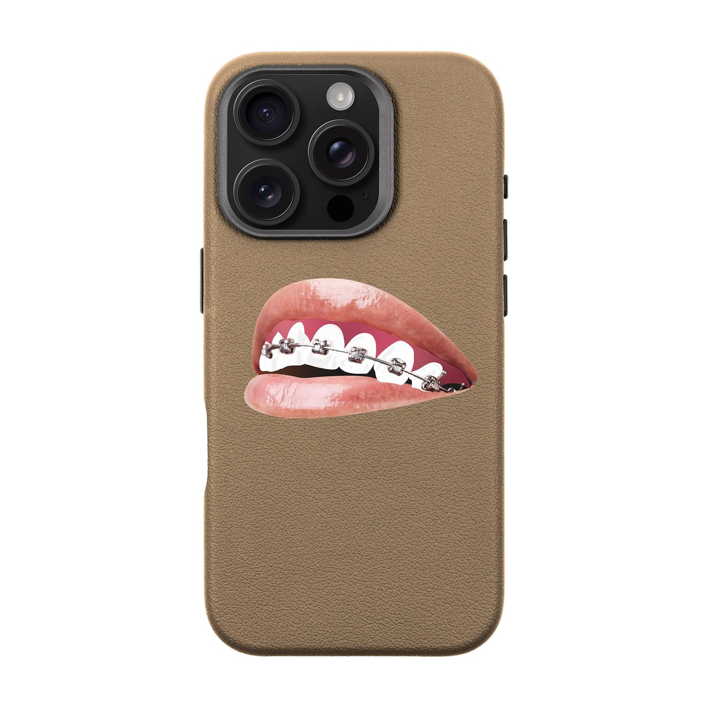 ORTHODONTIST-iPhone 16 Pro Leather Premium Kılıf MagSafe Özellikli