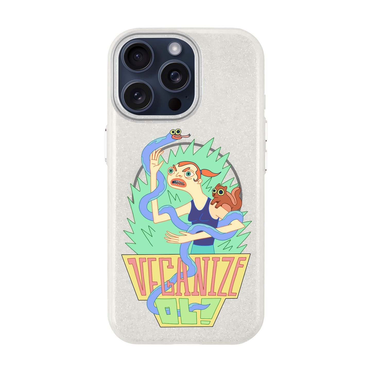 VEGANİZE-iPhone 15 Pro Max Radiant Kılıf MagSafe Özellikli