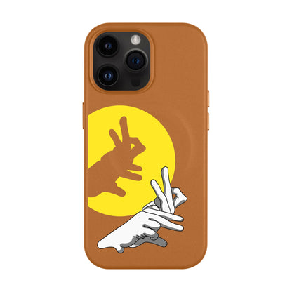 BUNNY-iPhone 14 Pro Max Leather Kılıf MagSafe Özellikli