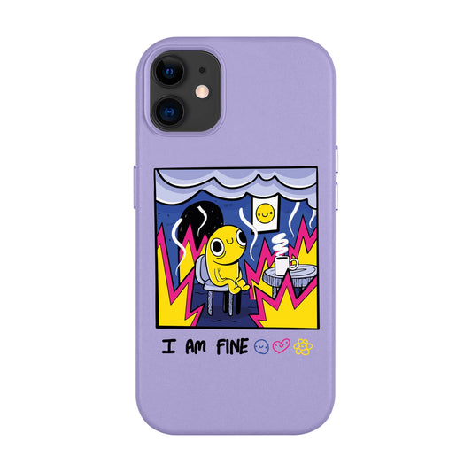I AM FINE-Leather Kılıf MagSafe Özellikli - iPhone 11