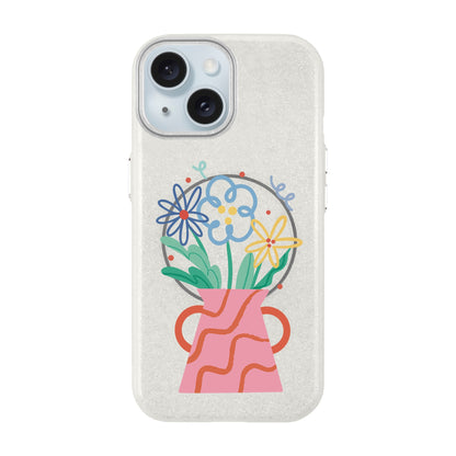 PINK VASE-iPhone 14 Radiant Kılıf MagSafe Özellikli