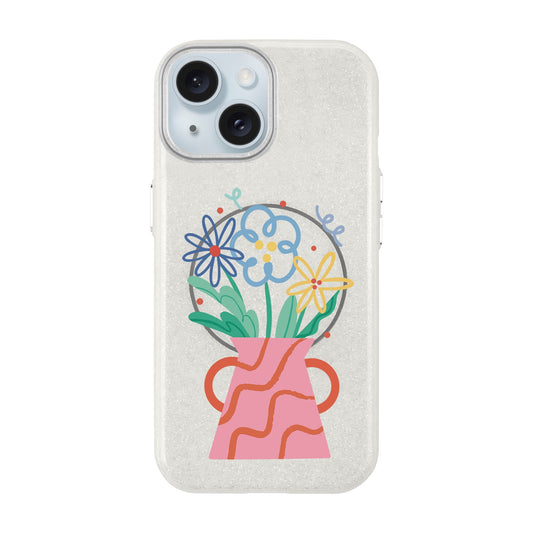 PINK VASE-iPhone 14 Radiant Kılıf MagSafe Özellikli