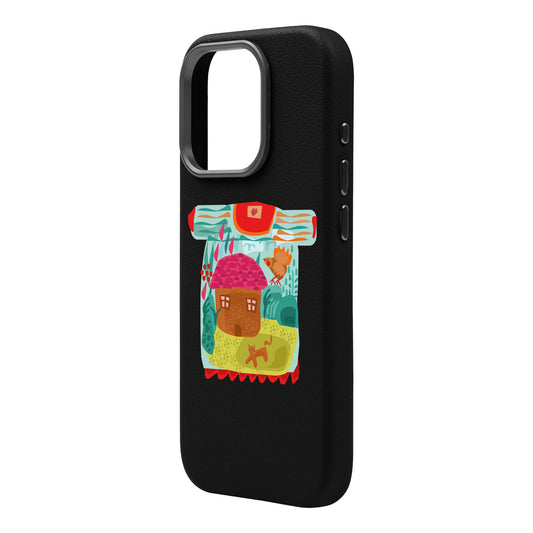 SİHİRLİ KAZAK-iPhone 16 Pro Max Leather Premium Kılıf MagSafe Özellikli