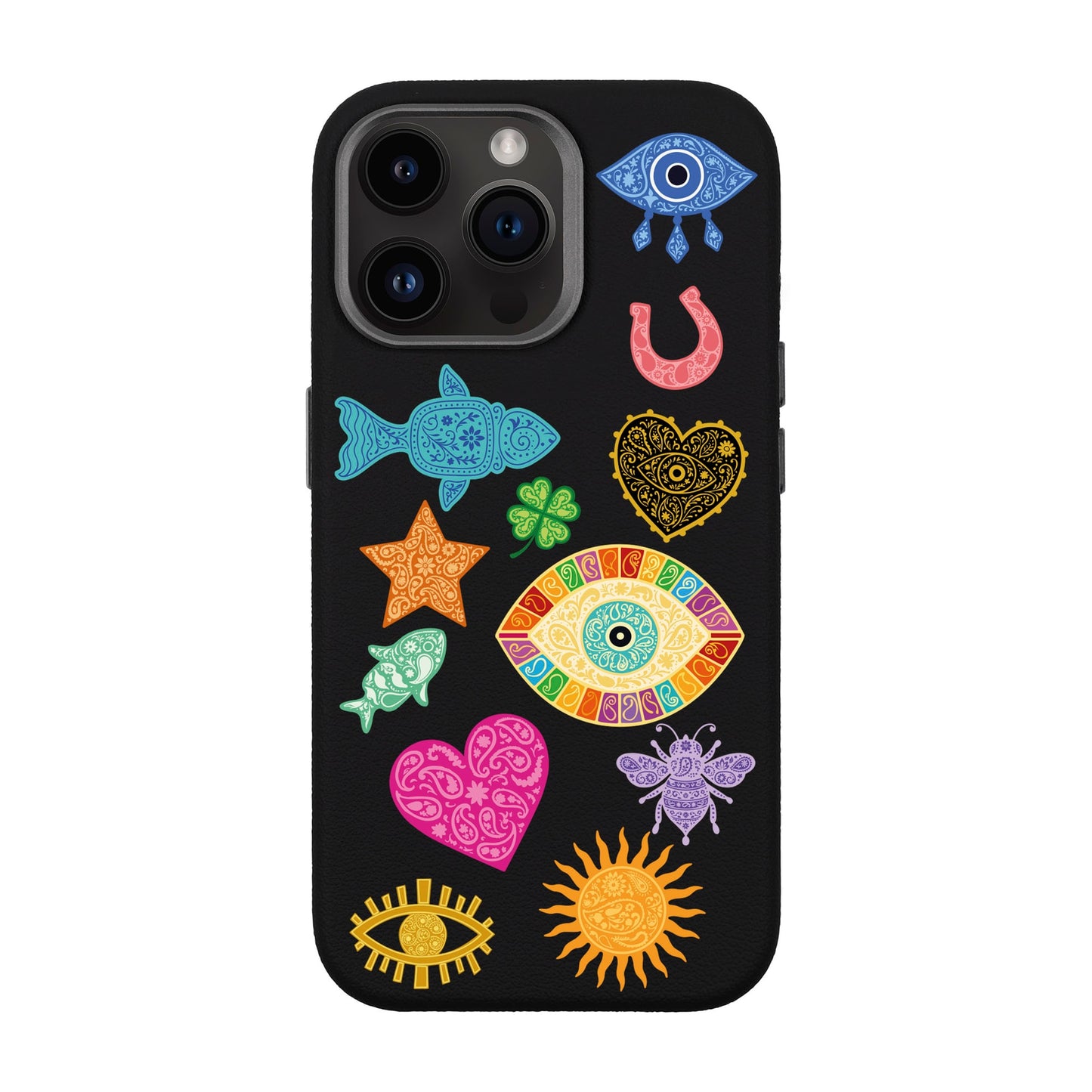 CHARMS BY BERRİN ÖZKAN-iPhone 14 Pro Max Leather Premium Kılıf MagSafe Özellikli