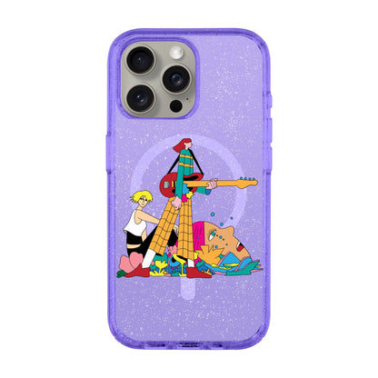 HER BAND-iPhone 15 Pro Max Shiny Kılıf MagSafe Özellikli